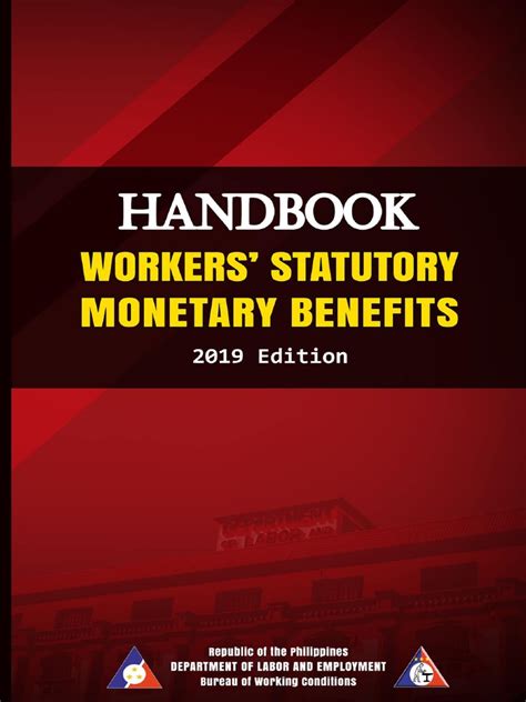 DOLE Handbook On Workers Statutory Monetary Benefits (2019 .
